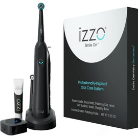 izzo Oral Care Kit Electric Toothbrush Teeth Whitener, Polisher Head UV Cleaner