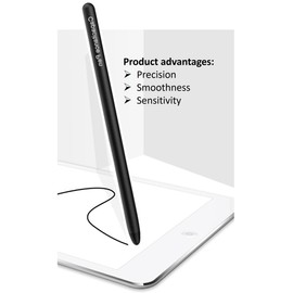Stylus Pen for AMZ HD 10 Tablet Pen for AMZ Max 11 Tablet and HD 8/7/Kids/Kids Pro All Tablets,Stylus for iPad/iPhone/Samsung/Lenovo/Pixel All Touch Devices (Black)