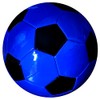 Football for Training or Match Size 5 Black and Blue