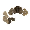 ETFBUY 20PCS Antique L Shaped Guards Decorative Edge Bracket Corner