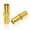 Joywayus 5/8" ID Hose Barb Hex Union Brass Fitting Water/Fuel/Air