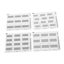 WOONEKY Easy Apply Nail Art Stickers French Tip Stencil Nail Art Liner French Manicure Sticker Strips Soft Flexible Jewels Included