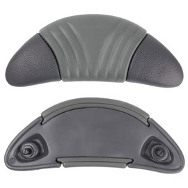 26-1303-85 Spa Pillow Replacement Head Rest Pillows Dark Grey Hot Tub Pillow Headrest Compatible with Artesian Island Spas Hot Tubs Isla Margarita Grand Bahama Grand Cayman Antigua Captiva (2Pack)