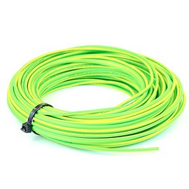 6 mm Single Core Conduit Cable 6491X Yellow/Green Supplementary Earth Ali's DIY - 3 Metre Cut Length