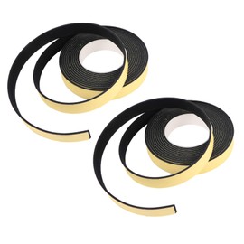 TEHAUX 2Pcs Eva Sponge Sealing Tape Collision Closed Cell Seal Strip for Doors Windows Furniture Weatherproof Foam Insulation Shockproof Buffer for Noise Reduction