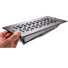 Reggio Register Mesh Floor Traps 4X10 for Floor Air Ducts and Grilles - Traps Debris & Dust