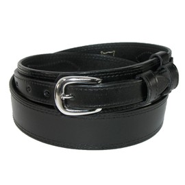 CTM - Cinturón de piel extraíble para hombre, Negro -, 38