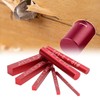 7PCS Setup Blocks Gauge Aluminum Alloy Black Anodized Suface Woodworking