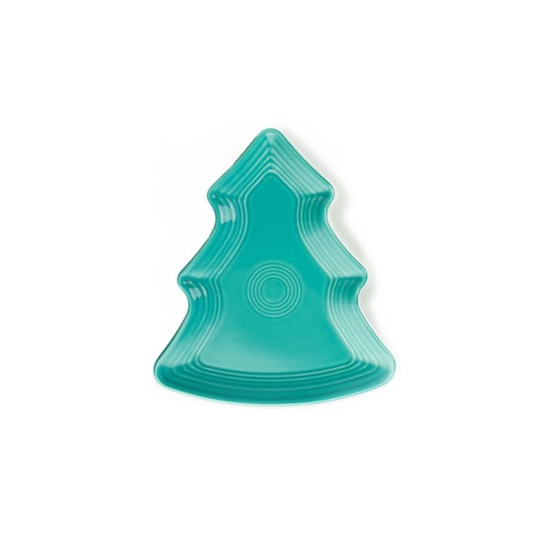 Fiesta 10" Tree Shaped Plate | Turquoise