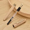 Jinhao 9036 - Pluma estilográfica de madera natural hecha a