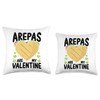 Arepa Flour Colombian Snacks Arepas Grill Arepa Making Throw Pillow