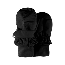 Sterntaler Mittens made of functional material with thumb, unisex, baby and children's gloves, lined with warm cotton fleece, darkgray