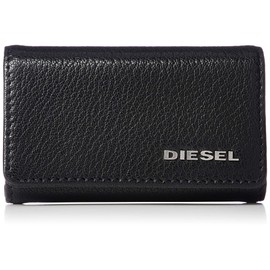 Diesel X06640P3043 Men's Color Block Leather Key Case, black color other 2