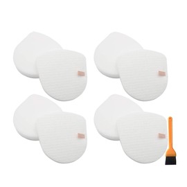 EZ SPARES 4pcs Replacement for Shark,Navigator Zero-M Lift-Away Speed Upright Vacuum ZU560 ZU560C ZU561 ZU562 XFFK560 filter,Compare to # XFFK560(4 Foam & 4 Felt Filters)
