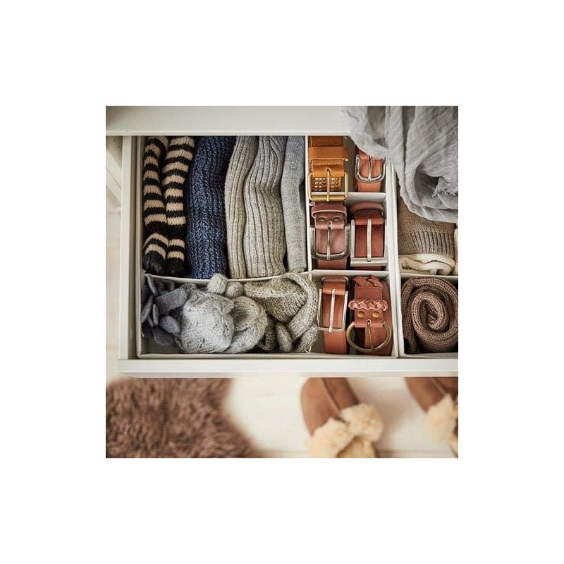 SKUBB Storage Organiser, White Set Of 6