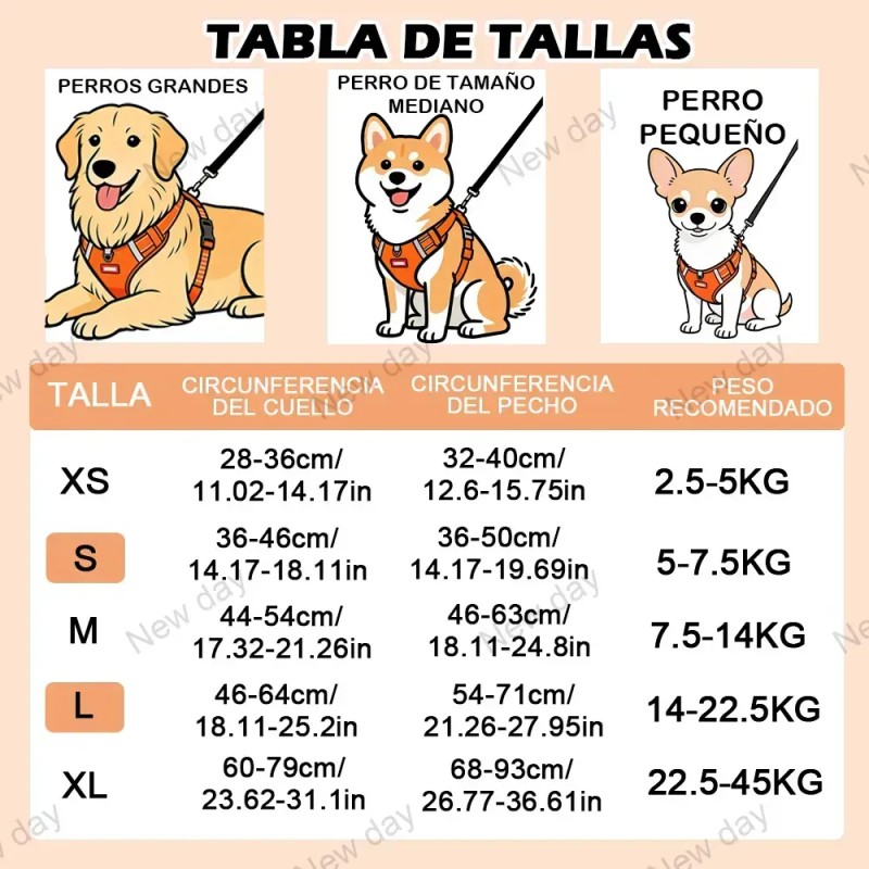 Pecheras Arnes Perro Apto Para Todo Tipo De Cuerpo Ajustable
