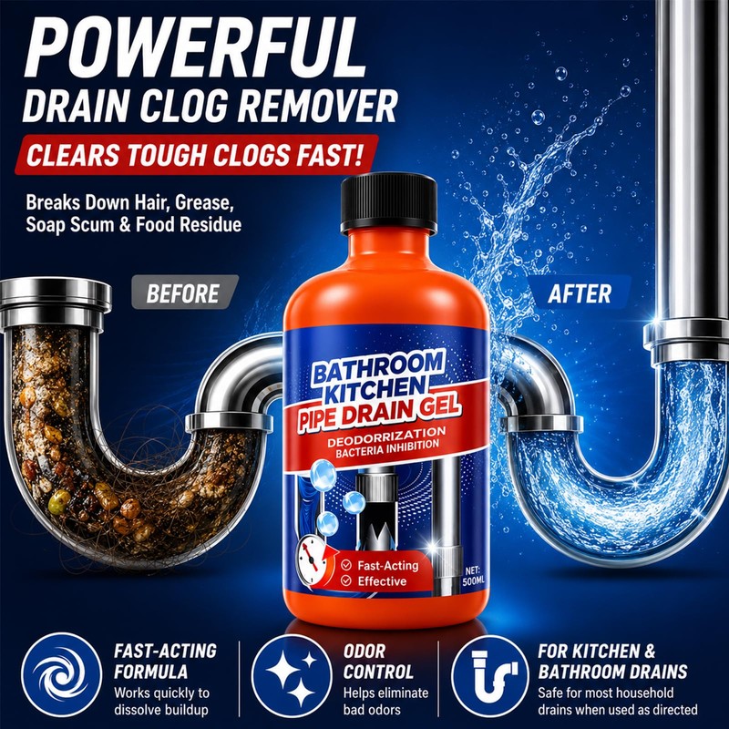 Drain Clog Remover, Liquid Plumber Drain Cleaner, Sink Cleaner, Pipe