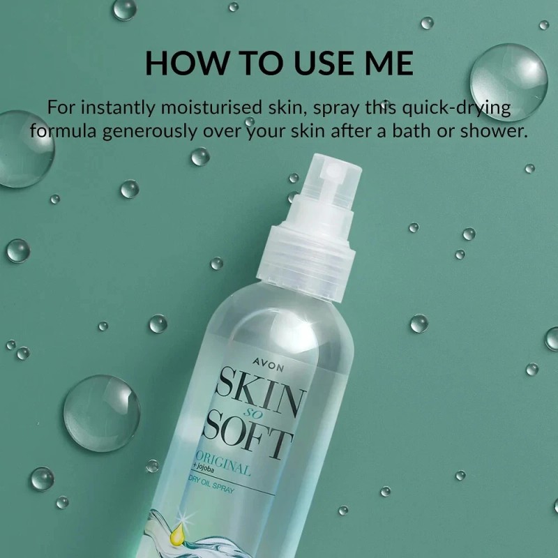 Avon Skin So Soft Original Dry Oil Spray Bonus Size