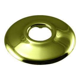 Westbrass D129-01 1/2" IPS Sure Grip Low Pattern Flange, Polished Brass