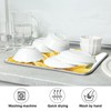 Absorbent Dish Drying Mat for Kitchen Counter - Yellow Sunflower