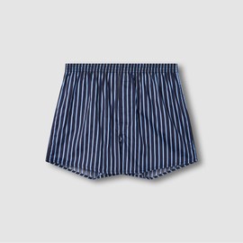 JAJU [JAJU] Men's 80s Cotton Trunk Underwear_Dark Navy