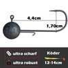 Paradox Fishing Set di 15 teste di jig da 18