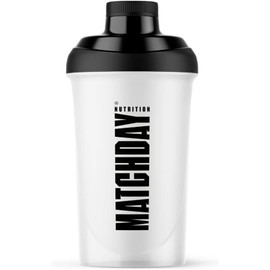 Matchday Nutrition Shaker Weiß I 500 ml Shaker I BPA-frei & spülmaschinenfest I Ideal zum Mixen von Pre-Workouts, Protein, Elektrolyten & Aminosäuren