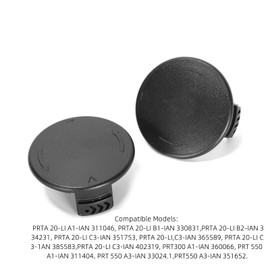 Ruimou 4Pcs Trimmer Replacement Spool Cap Cover Compatible with Parkside PRTA 20Li C3 LIDL IAN351753