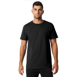 Gildan Men's Ultra Cotton Crewneck T-Shirt, Black, XXXX-Large (4 Pack)