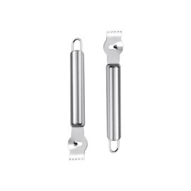 2Pcs Stainless Steel Lemon Zester Grater with Hole Citrus Orange Peeling Tool Fruit Peelers Mandolines and Slicers Graters, Peelers and Slicers
