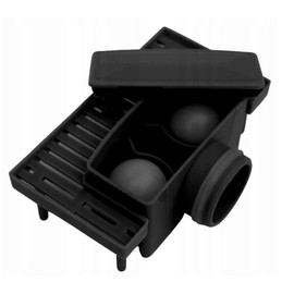 AQUA HEATING Ball Siphon Control Opening Double Wing Seal Linear Floor Drain Wall Drain Side Drain Shower Floor Similar Ball Lock Siphon NBR Shower Drain 36-38 mm Black