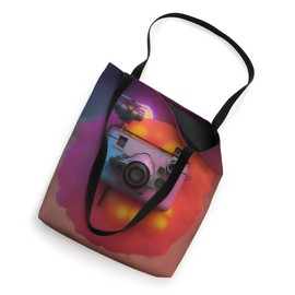 Retro Funky Colorful Tech Gift Wow Camera Photography Gadget Tote Bag
