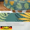 ANRO Oilcloth Tablecloth Washable Wax Tablecloth Garden Tablecloth Round Oval