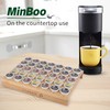 MinBoo BamBoo k cup holder Drawer or Countertop k cup