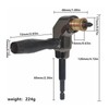 Drill Attachment - Adjustable Drill Adapter,Ergonomic Handle Right Angle Drill