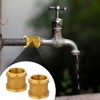 1 Inch Brass Sleeve, 2 Pieces Female Thread Connector, G1