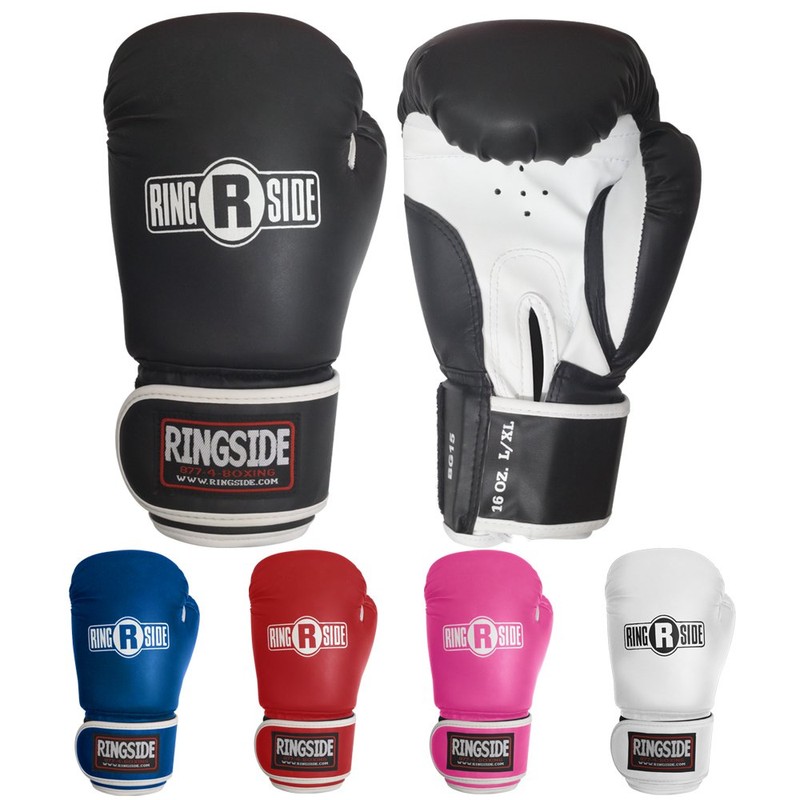 Ringside Striker Boxing Training Sparring Gloves, Pink/White