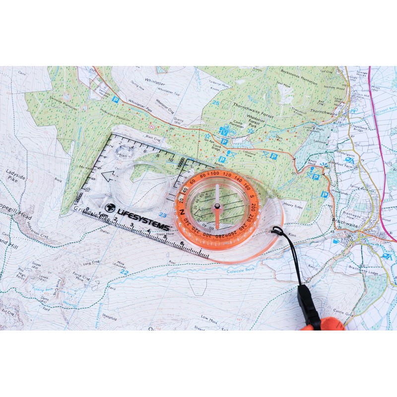 Lifesystems Expedition Compass, 1:25K And 1:50k, Magnifier, Luminous Markers And
