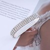 Aneneiceera Boho Crystal Chain Bracelet Cz Rhinestone Hand Chain Bracelet