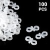 IFAMIO 100 Pcs Christmas Light Clips Gutter Hanger Hooks Plastic