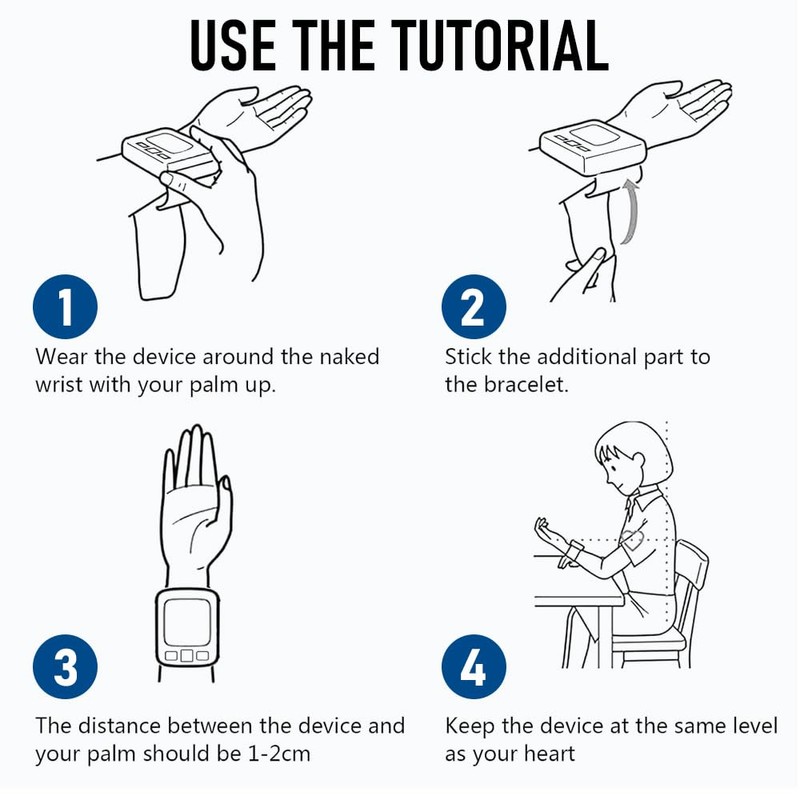 Blutdruckmessgerät, Handgelenk Blutdruckmessgerät