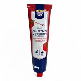 Generic Triple Concentrated Tomato Paste, Strong Red Color, 7.05 oz Tube