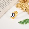 Evil Eye Ring for Women Ojo Lucky Ring Gold Wire