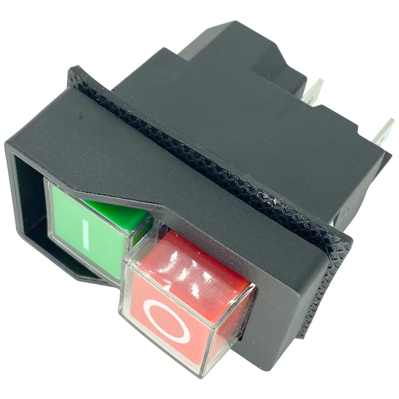 1-Pack KJD17 Electromagnetic Switch - 220V 16A 5-Pin SPDT Push
