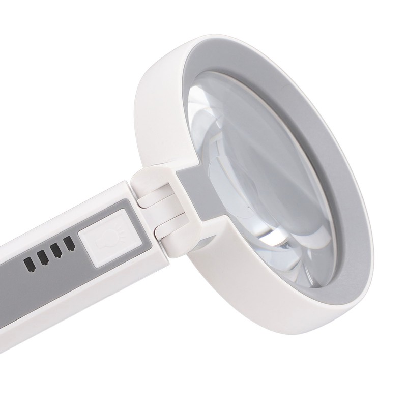 Magnifying Glass 5X 11X 18 LED Rechargeable 3 Brightness Levels