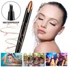 Eyebrow Pencil - Tattoo Eyebrow Pen with Fork Tip Long-lasting