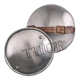 Medieval Finger Buckler Shield Boss Warrior Functional Armour Rustic Vintage Home Decor Gifts Silver