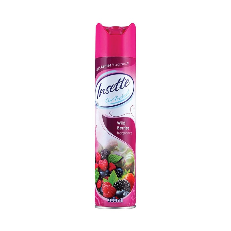 INSETTE 1008233 Air Freshener, Wild Berry, 300 mL (Pack of