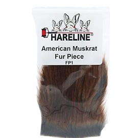 Hareline American Muskrat Fur Piece