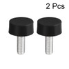 sourcing map M6 Rubber Vibration Shock Absorption Threaded Stud Bolts